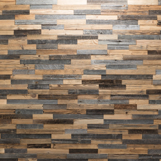 Largo reclaimed wood wall panel sample