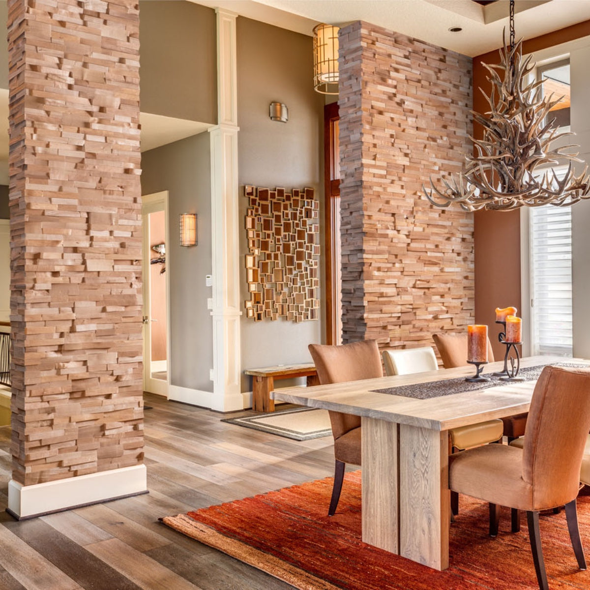 Rosa Solid Wood Wall Paneling Sample