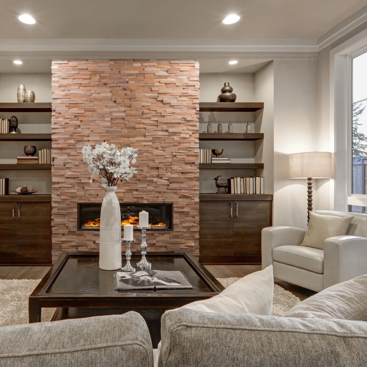 Rosa Solid Wood Wall Paneling Sample