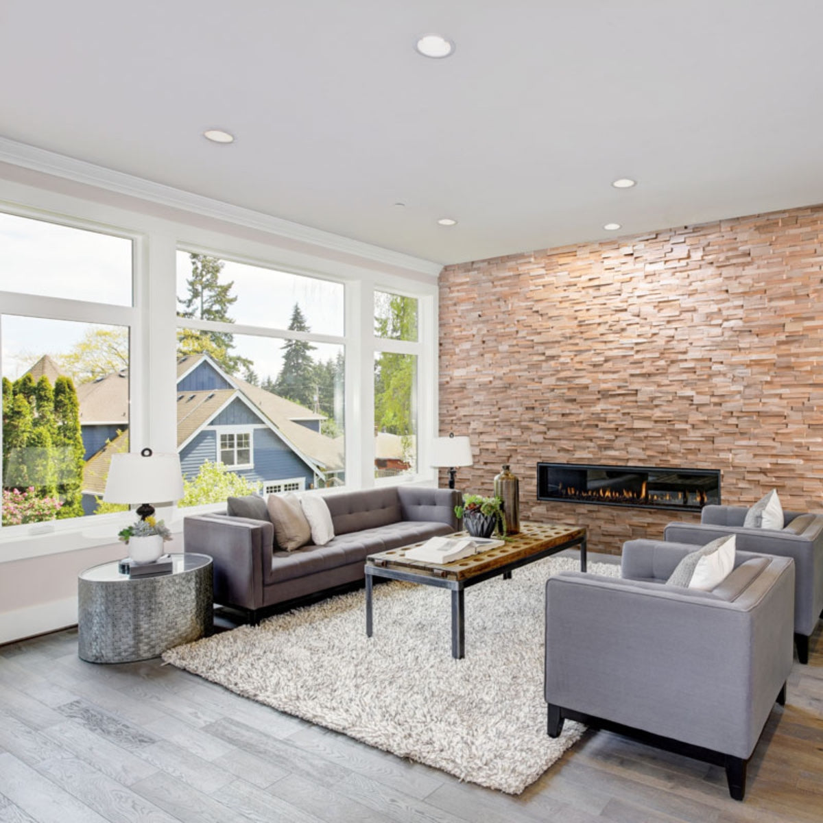 Rosa Solid Wood Wall Paneling Sample