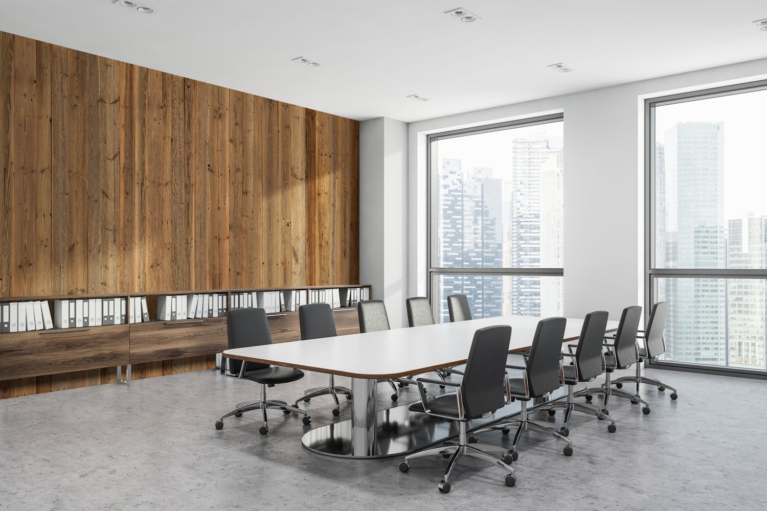 Weathered Brushed Boards Grooved - Audrini Living