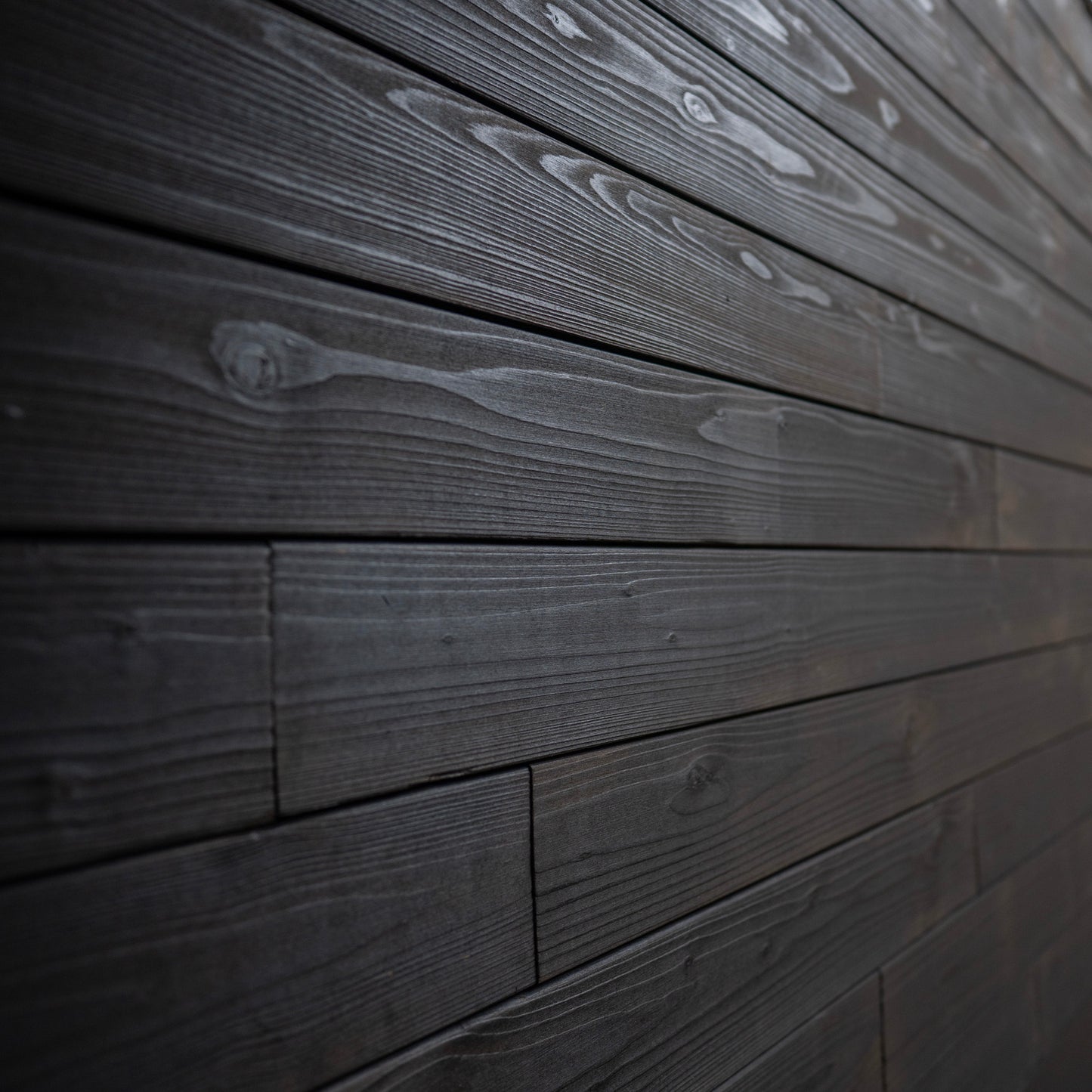 Charred Wood Wall Cladding - Shou Sugi Ban Dark Timber Panels