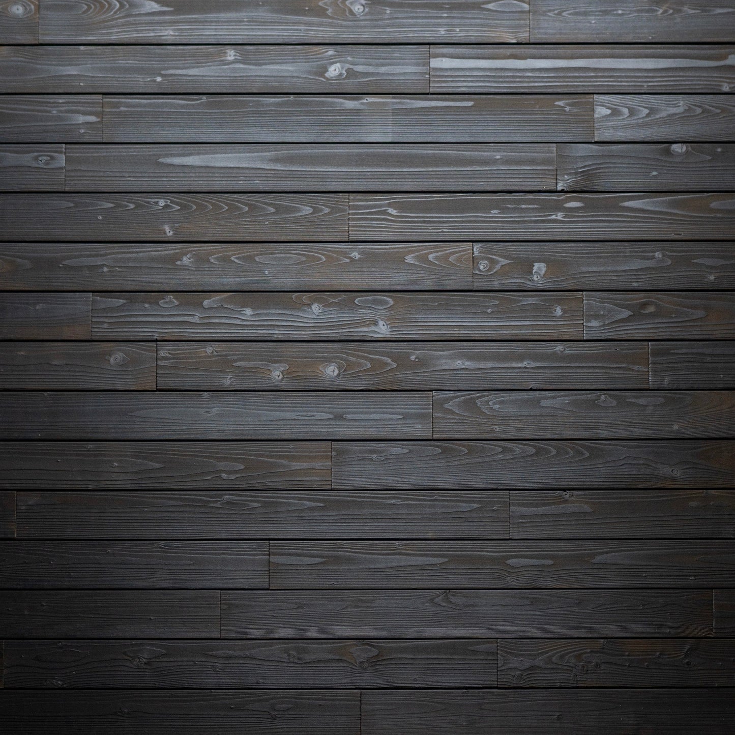 Charred Wood Wall Cladding - Shou Sugi Ban Dark Timber Panels - Wall Panelling by Audrini Living