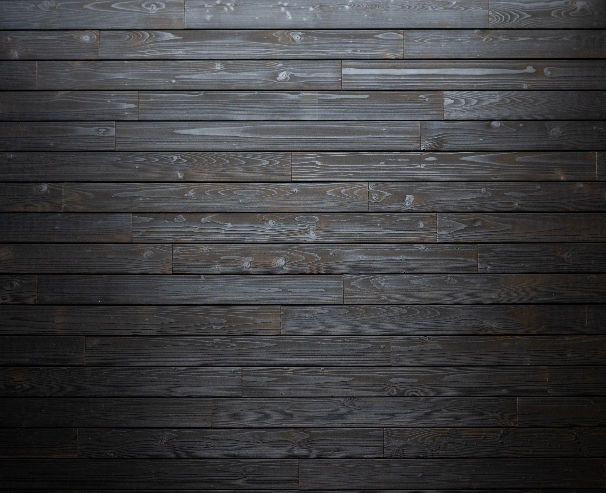 Charred Wood Wall Cladding - Shou Sugi Ban Dark Timber Panels - Wall Panelling by Audrini Living