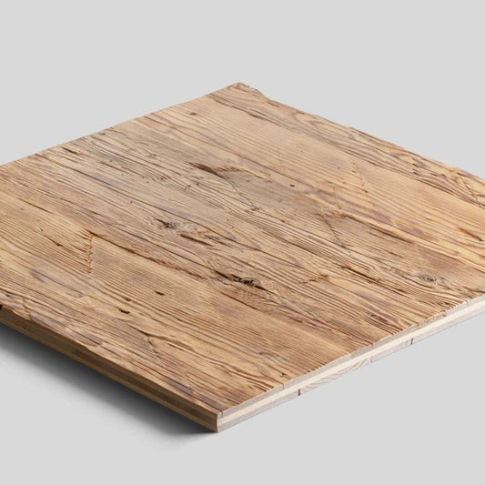 Hand-Hewn Three-Ply Reclaimed Wood Panel - Premium Wall Panels by Audrini Living