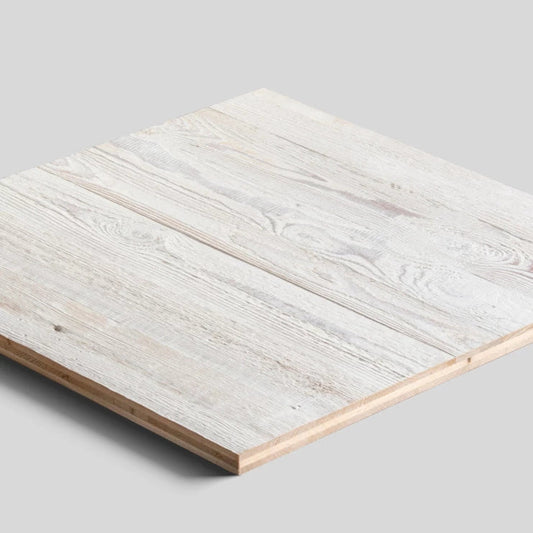 Three-Ply Reclaimed Wood White Wash Panel - Premium Wall Panels by Audrini Living