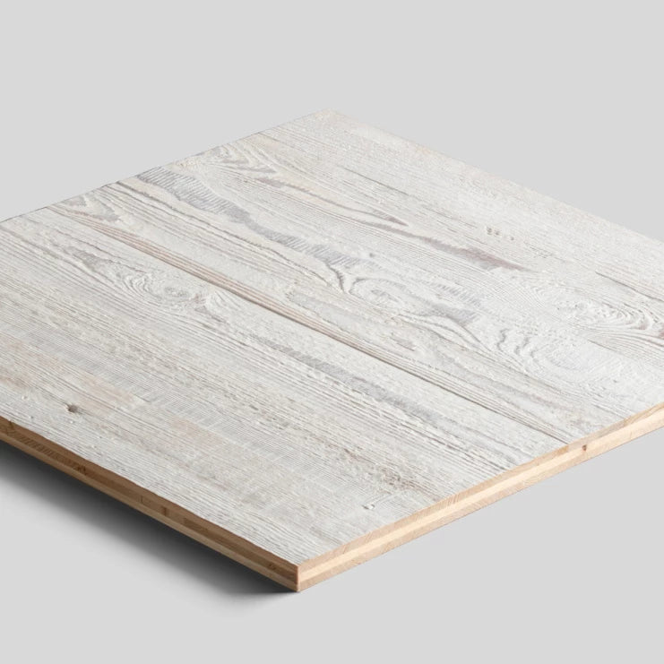 Three-Ply Reclaimed Wood White Wash Panel - Premium Wall Panels by Audrini Living
